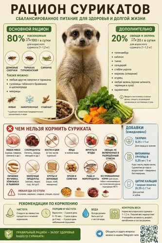Чем кормить суриката